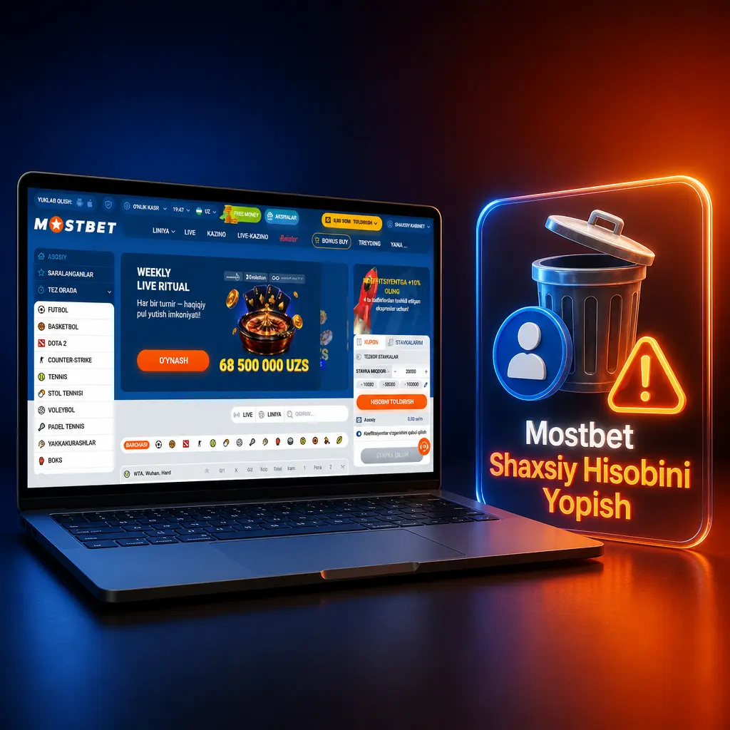 Mostbet shaxsiy hisobini yopish bo'yicha qo'llanma: sozlamalar, mablag' yechish va qo'llab-quvvatlash xizmati